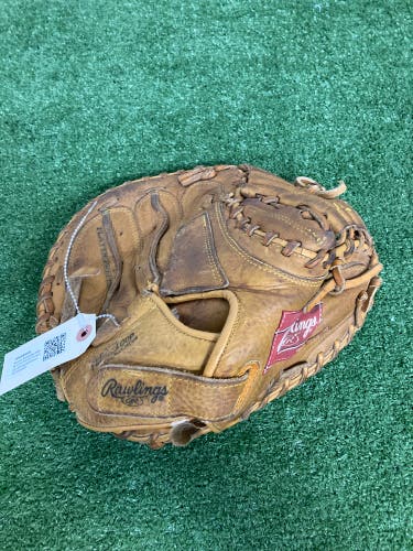 Brown Rawlings Mark of a Pro RH Catcher's Baseball Glove 33" (Used)