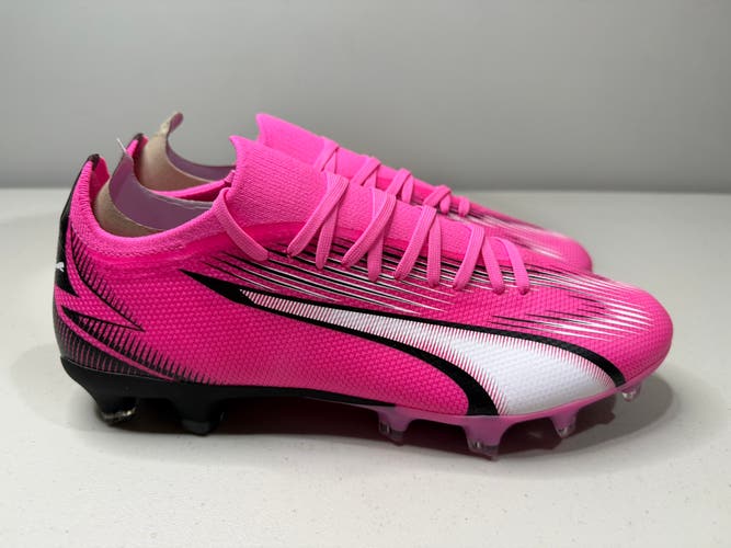 Size 9 Men’s Puma Ultra Match FG AG Firm Ground Soccer Cleats Pink New In Box