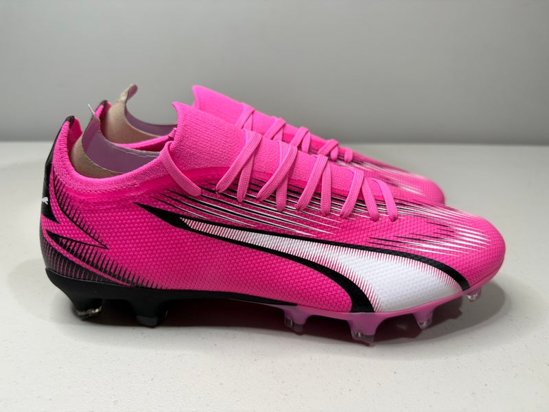 Size 9 Men’s Puma Ultra Match FG AG Firm Ground Soccer Cleats Pink New In Box