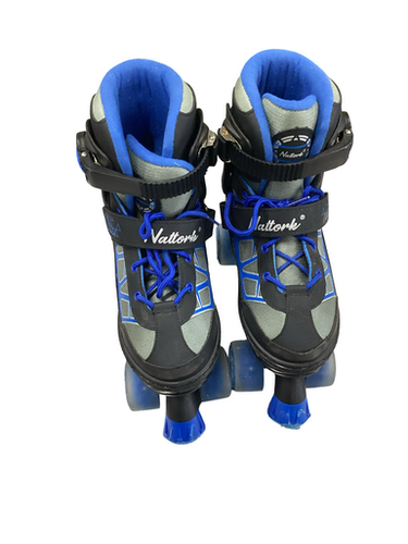 Used NATTORK Junior Roller Quad Skates Black Adjustable 11613-S000167043