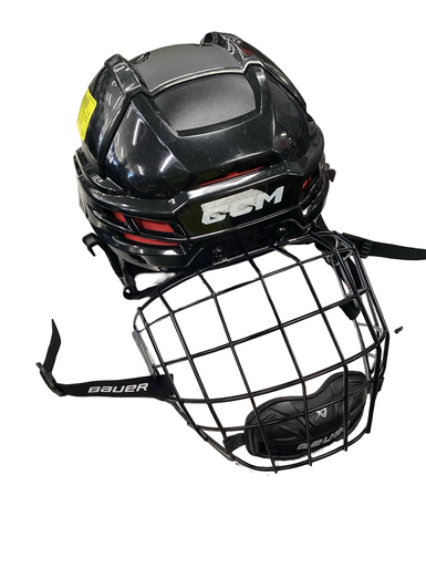Used CCM TACKS 70 Helmet Cage Combo Black MD 11613-S000167011