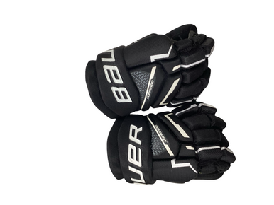 Used Bauer MACH SUPREME Youth Gloves Black 9" 11613-S000167006