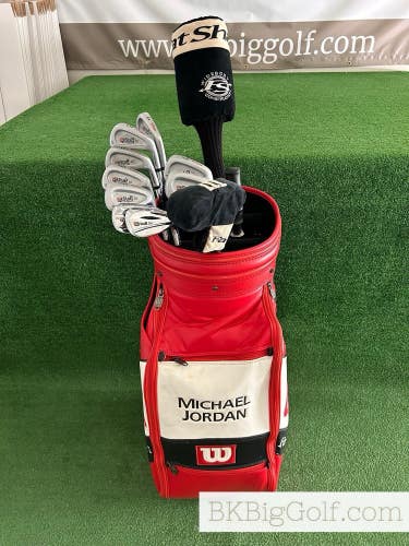 Michael Jordans Personal 1996 Wilson Complete Golf Club Set w Bag