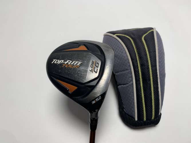 Top Flite Tour 3 Fairway Wood 15* Aldila NVS Orange 65g Senior Graphite RH HC