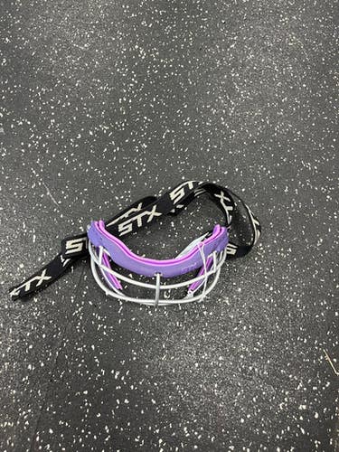 Used STX FOCUS-S Lacrosse Facial Protect Purple MD 11849-S000031232