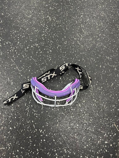 Used STX FOCUS-S Lacrosse Facial Protect Purple MD 11849-S000031232