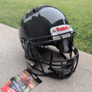 Medium Youth Riddell Speed Icon Helmet (New) Black