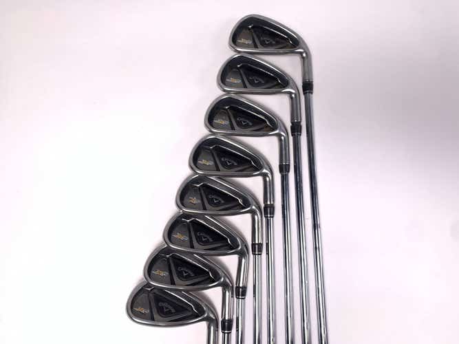 Callaway X2 Hot Iron Set 4-PW+AW True Temper Speed Step 85 Regular Steel Mens RH