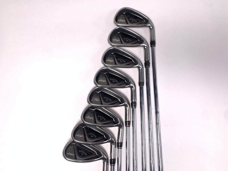 Callaway X2 Hot Iron Set 4-PW+AW True Temper Speed Step 85 Regular Steel Mens RH