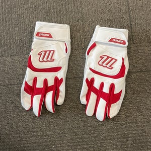 Used Marucci BB/SB Batting Gloves Red LG 11614-S000220688