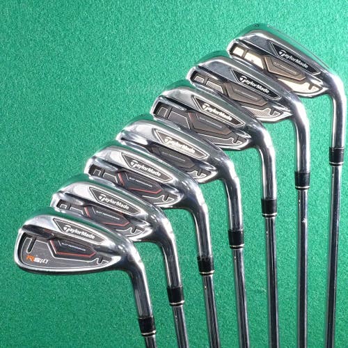 TaylorMade RSi1 4-PW Iron Set 9 REAX Steel 90 Steel Stiff