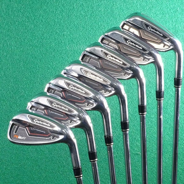 TaylorMade RSi1 4-PW Iron Set 9 REAX Steel 90 Steel Stiff