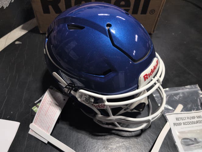 Extra Large Youth Riddell SpeedFlex Helmet (New) Blue