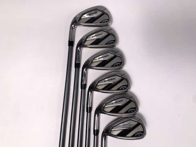 Callaway Mavrik Iron Set 5-PW Project X Catalyst 5.5 Regular Graphite Mens LH