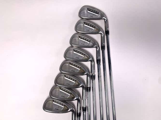 TaylorMade Rac OS Iron Set 3-PW Light Metal Regular Steel Mens RH