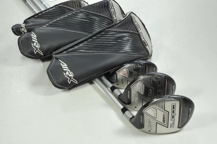 Cobra Air-X Ladies 3 and 5 Fairway Woods, 5 Hybrid Set Right Graphite # 201892