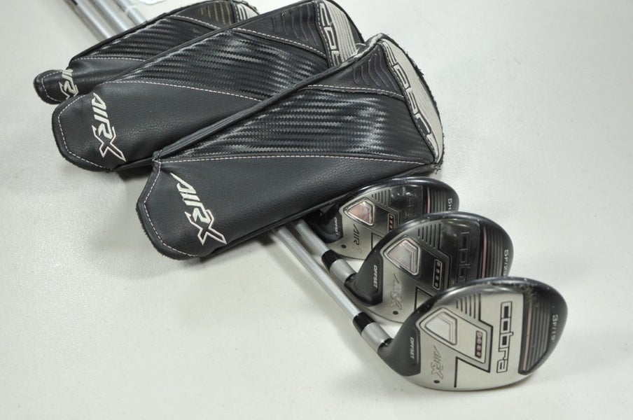 Cobra Air-X Ladies 3 and 5 Fairway Woods, 5 Hybrid Set Right Graphite # 201892