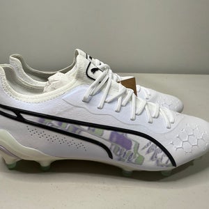 Size 9.5 Women’s Puma King Ultimate BL FG/AG Soccer Cleats White Lavender