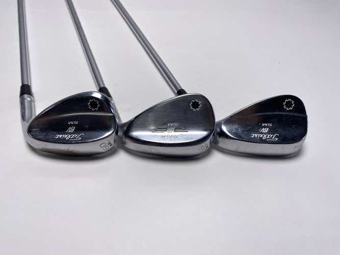 Titleist Vokey SM7 Tour Chrome Wedge Set 50* 8 | 56* 10 | 60* 4 Wedge Mens RH