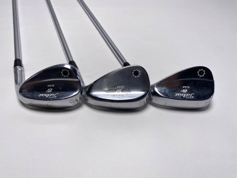Titleist Vokey SM7 Tour Chrome Wedge Set 50* 8 | 56* 10 | 60* 4 Wedge Mens RH