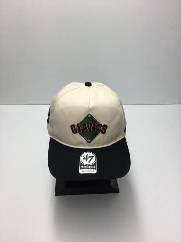 San Francisco Giants 47 Brand MLB Hitch Natural Base MLB Adjustable Snapback