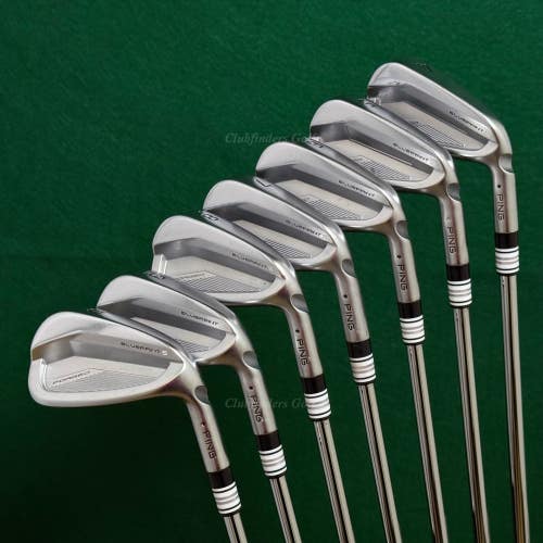 Ping Blueprint S Forged Black Dot 4-PW Iron Set AMT Black S300 Steel Stiff
