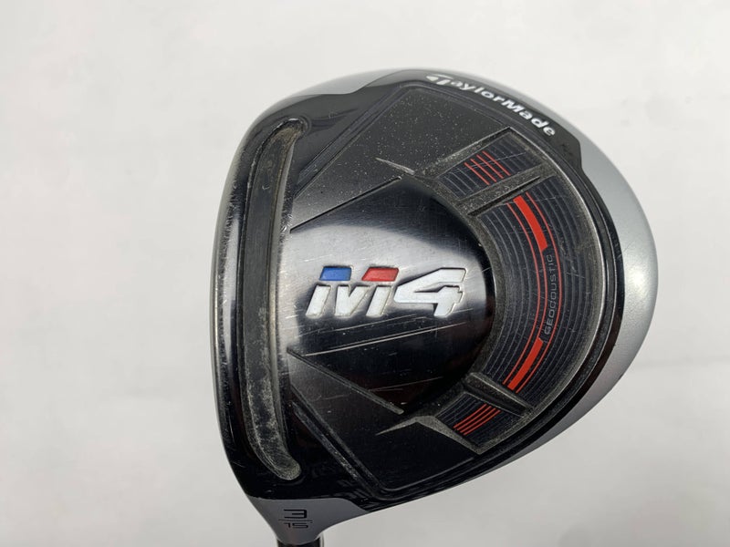 TaylorMade M4 3 Fairway Wood 15* Fujikura Atmos Stiff Graphite Mens LH