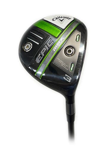 Callaway Epic Max 15* 3 Wood Graphite Project X Cypher Fifty Regular Flex