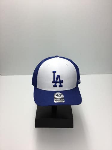 Los Angeles Dodgers 47 Brand MLB Adjustable Mesh Snapback Trucker