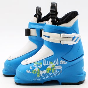 Salomon T1 Moose Kids Ski Boots - Size 9 / Mondo 15 Used