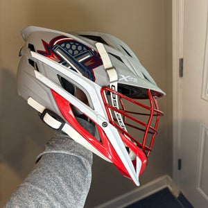 Marcus Holman 2025 Matte Grey Boston Cannons Helmet