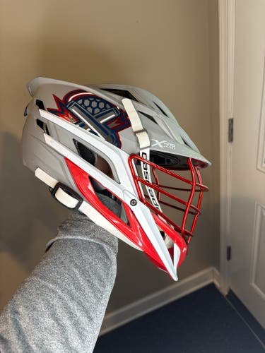 Marcus Holman 2025 Matte Grey Boston Cannons Helmet