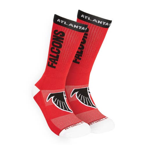 Mitchell & Ness Classic Red/Black Atlanta Falcons Classic Logo Crew Socks