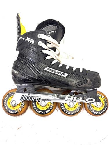 Used Bauer Roller Hockey Skates Black Senior 8 11860-S000297143