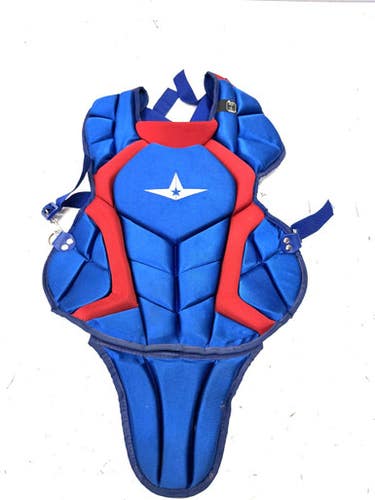 Used All Star CPCC912PS-1 Catchers Chest Protector Navy Blue Intermed 11860-S000297030