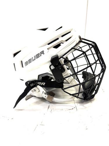 Used Bauer REAKT 150 Helmet Cage Combo White SM 11860-S000296696