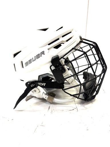 Used Bauer REAKT 150 Helmet Cage Combo White SM 11860-S000296696