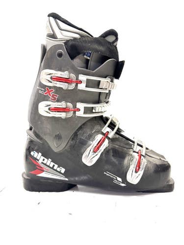 Used Alpina X5 Mens DH Ski Boot Black 305 MP - M12.5 11860-S000296763