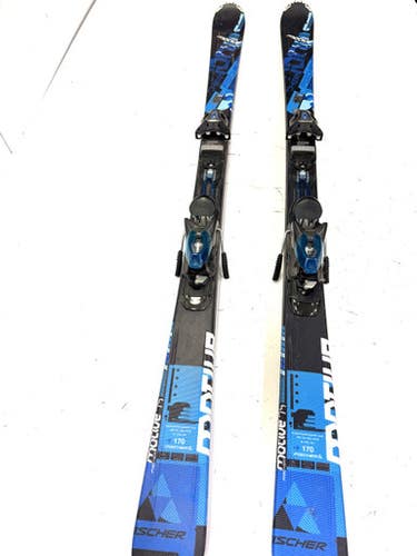 Used Fischer MOTIVE Mens DH Ski/Binding Black 170 cm 11860-S000296766