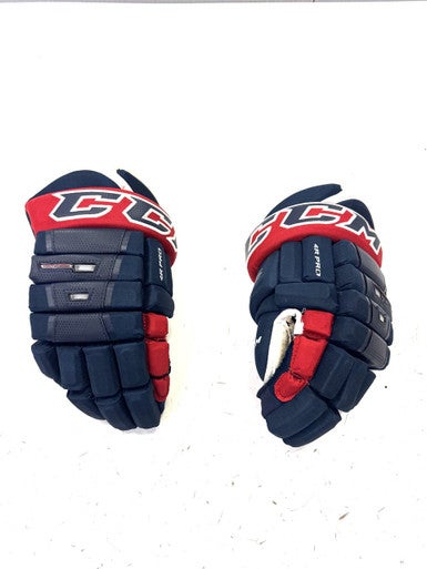 Used CCM 4R PRO Senior Gloves Navy Blue 14" 11860-S000296771