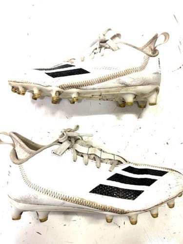 Used Adidas LAX Cleats Mens White Senior 8.5 11860-S000296796
