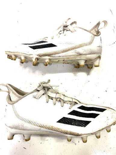 Used Adidas LAX Cleats Mens White Senior 8.5 11860-S000296796