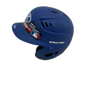 Used Rawlings R16J-R1 Batting Helmet No Mask Royal Blue One Size 11692-S000140602