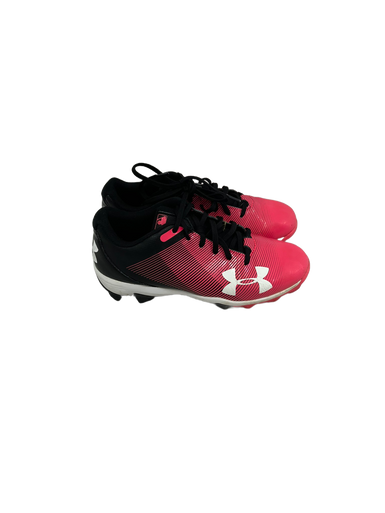 Used Under Armour LEADOFF BB/SB Cleats Black And Pink Junior 02 11692-S000140631