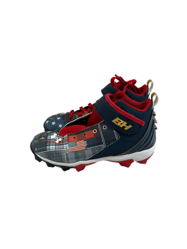 Used Under Armour BH BB/SB Cleats Navy Blue Junior 02.5 11692-S000140652