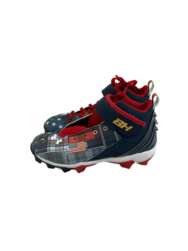 Used Under Armour BH BB/SB Cleats Navy Blue Junior 02.5 11692-S000140652