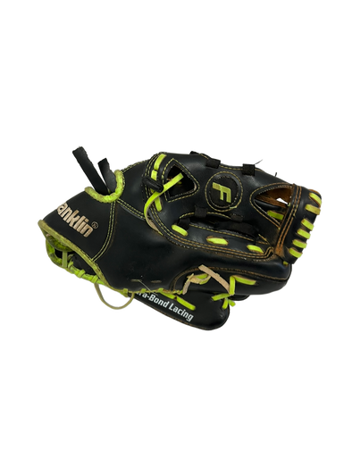 Used Franklin 22411 BB/SB Glove T-ball Black 10" 11692-S000140678