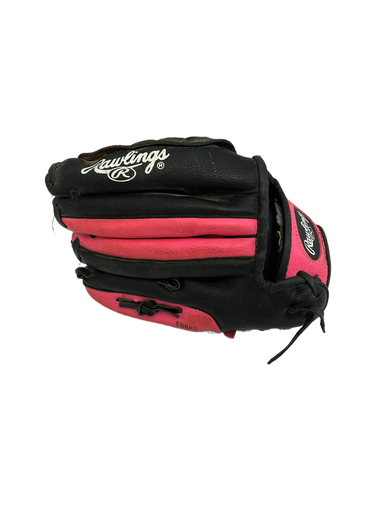 Used Rawlings PL950BP BB/SB Glove T-ball Black And Pink 9 1/2" 11692-S000140683