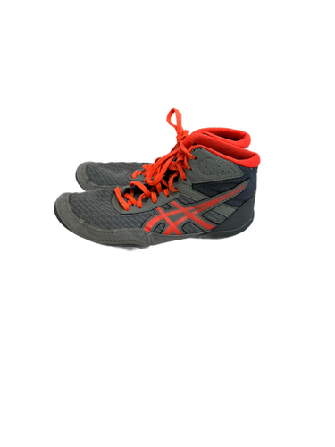 Used Asics MATFLEX Wrestling Shoes Grey Junior 04.5 11692-S000140703