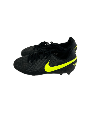 Used Nike TIEMPO Soccer Cleats Black Junior 06 11692-S000140735